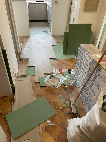 Pose de parquet flottant — VBS Bâtiment